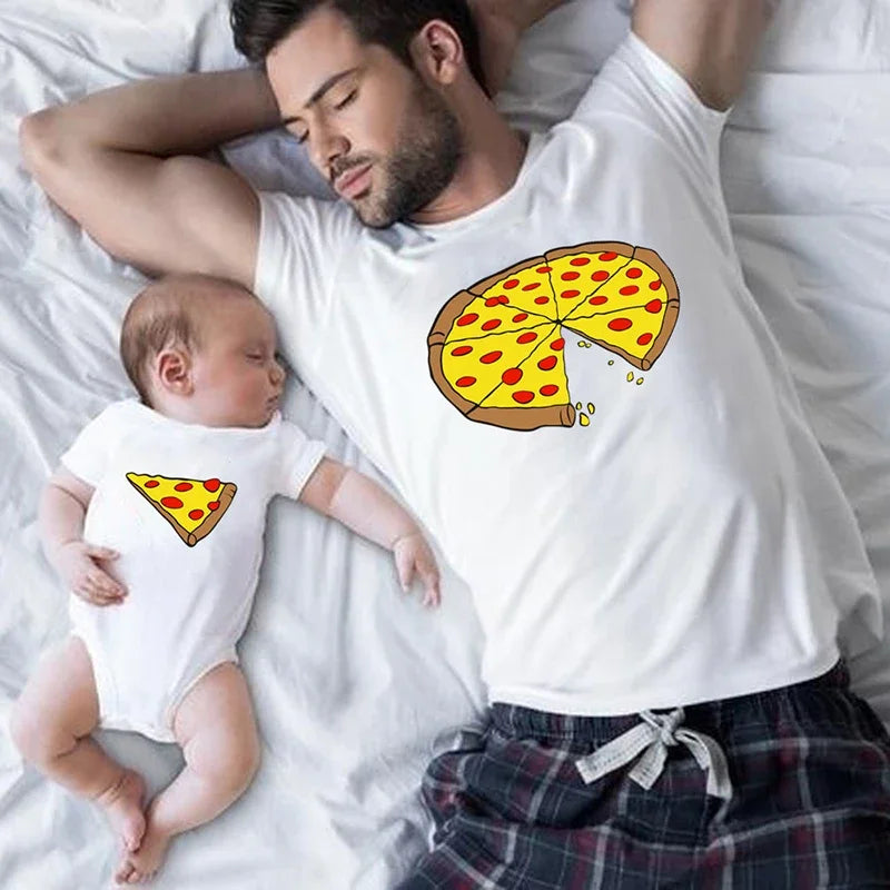 Family Matching Pizza T-Shirts