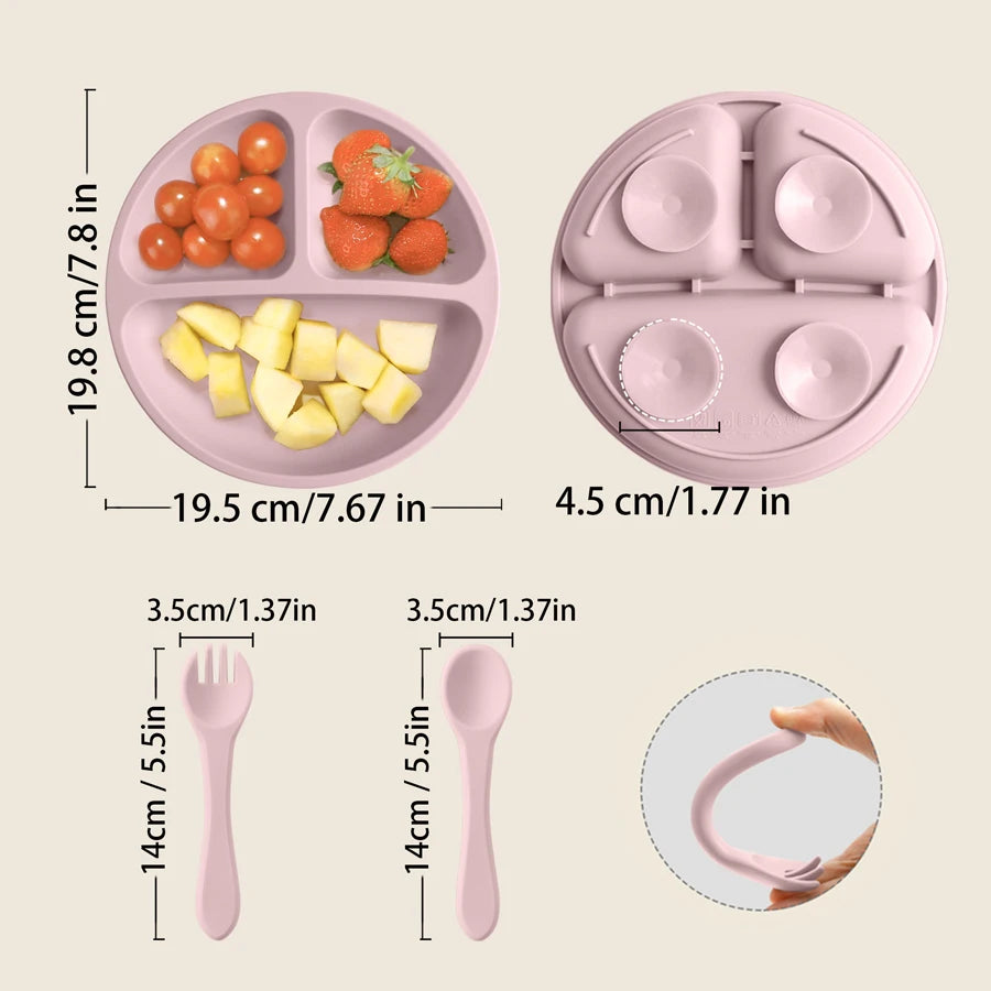 3PCS Baby Tableware Set