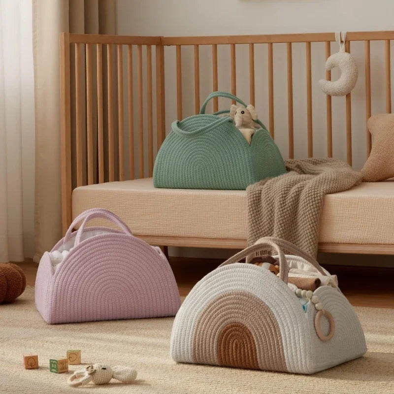 Woven Baby Diaper Bag