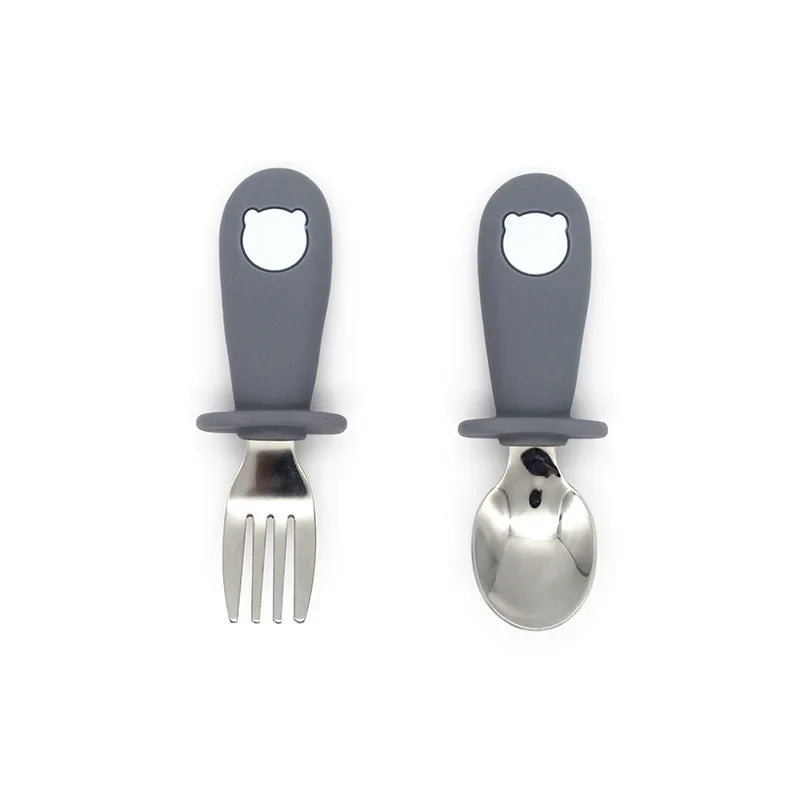 Kids Cartoon Bear Cutlery Set